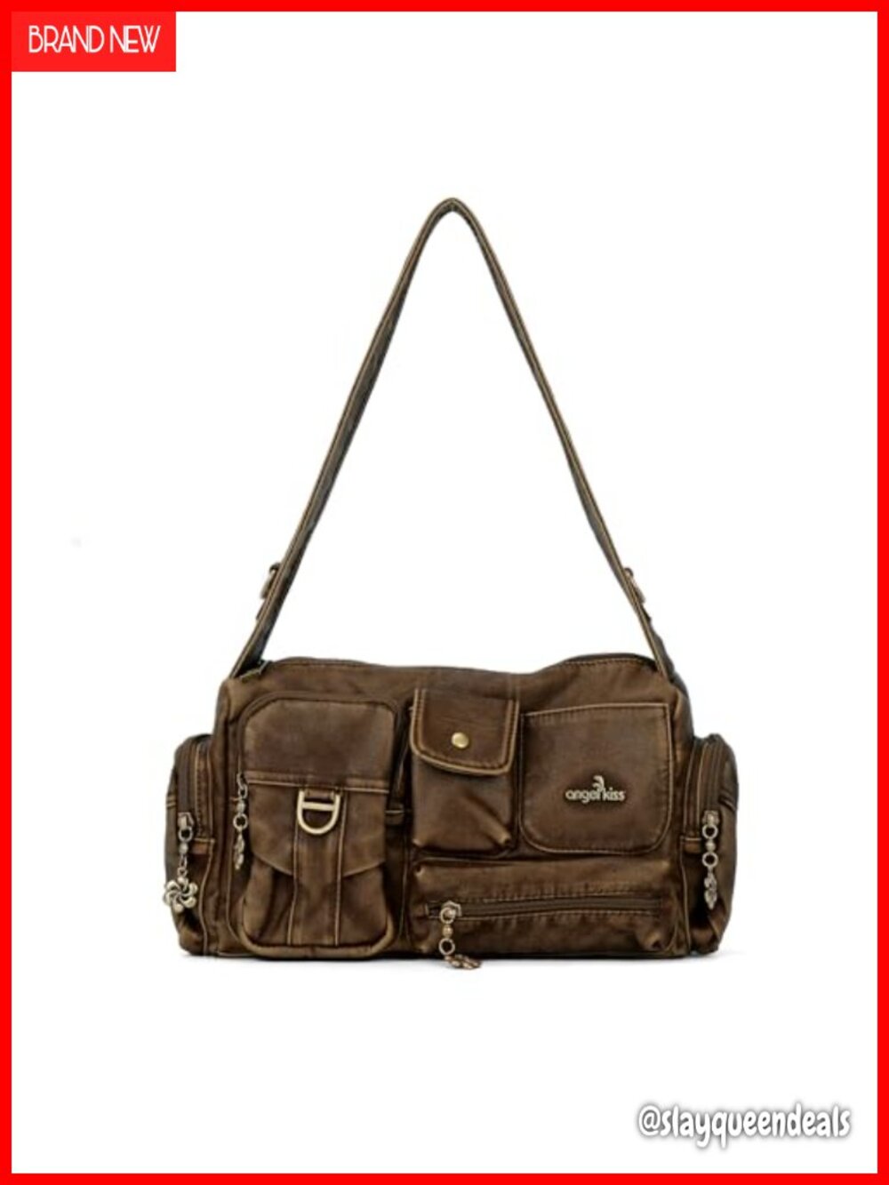 Vintage Hobo Shoulder Bag Crossbody with Adjustable Strap